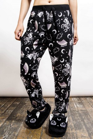 Killstar Moonbow Lounge Pants Černé | APCTBG-327