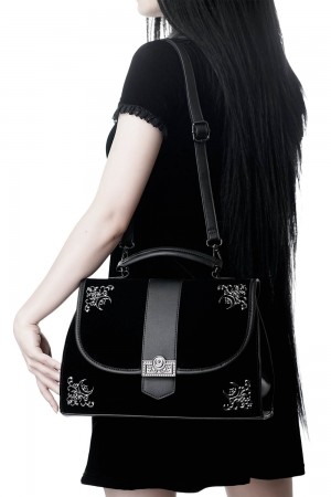 Killstar Moonlight Satchel Bag Černé | HBWVOZ-598
