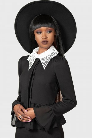 Killstar Morgana Shirt Černé | XKOTZF-059