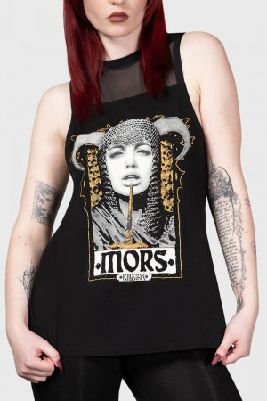 Killstar Mors Vest Černé | FNEUQG-018