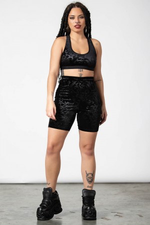 Killstar Mortalia Bralet Černé | AVYZHD-246
