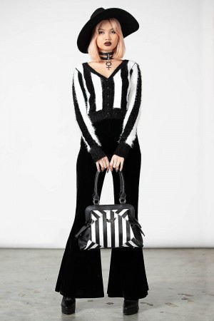 Killstar Never Trust The Living Handbag Černé | NCDOMX-347