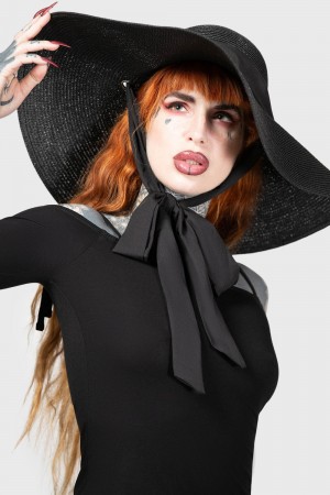 Killstar Nightshaded Sun Hat Černé | VTCEGS-786