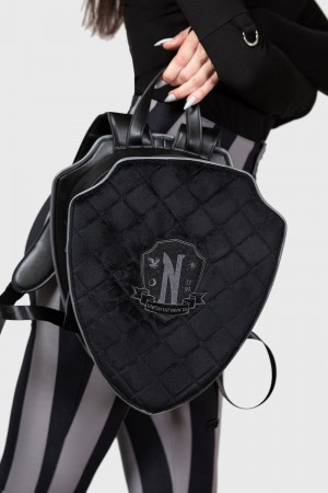 Killstar Not Friends Materiál Backpack Černé | LIUFXR-680