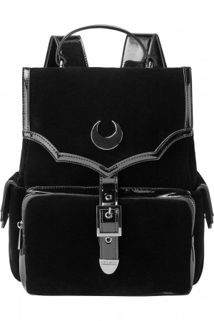 Killstar Nyah Backpack Černé | QEMGSC-859