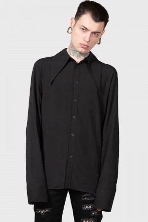 Killstar Paimon Shirt Černé | WYAUDS-143