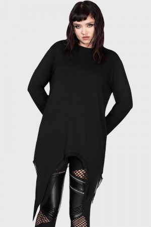 Killstar Parasite Top Černé | MCRAZW-816