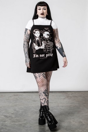 Killstar Perky 2-Piece Šaty Černé | PRSWEM-426