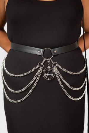 Killstar Poised Opulence Belt [PLUS] Černé | MKUOZI-327