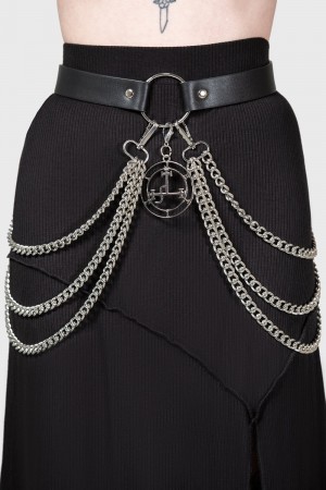 Killstar Poised Opulence Belt Černé | WGQMER-069