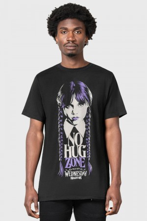 Killstar Ray Of Jet Black T-Shirt Černé | JXVRPY-241