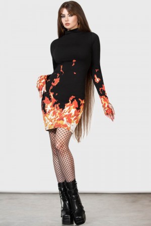 Killstar Senior Prom Mini Šaty Černé | OEUCNH-064