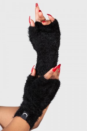 Killstar Shadow Gloves Černé | EWVBGK-654