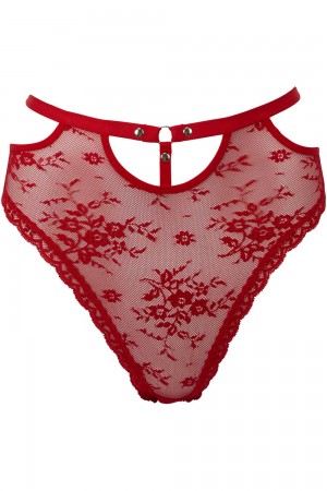 Killstar Sheer Evil Panty [SCARLET] Červené | UGZNSK-692