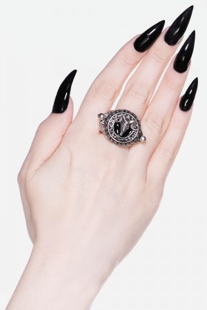 Killstar Solomon's Goetia Ring Stříbrné | NMLSED-589
