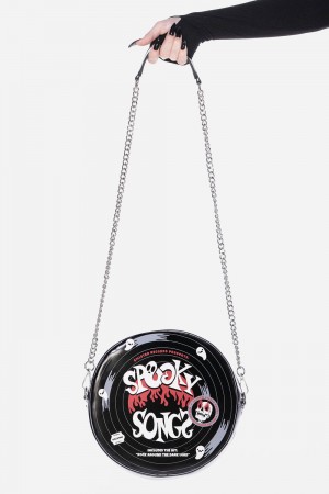Killstar Spooky Songs Handbag Černé | KFQHSD-653