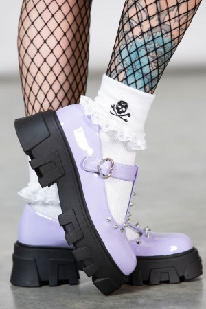 Killstar Sweet On U Mary Janes Lilac | XPZRCE-082