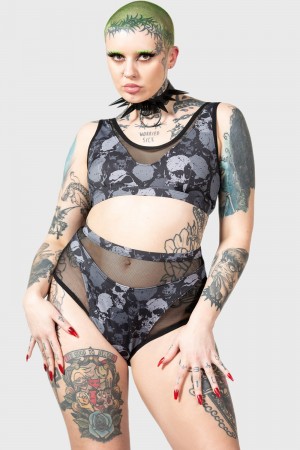 Killstar Tomb Lagoon Bikiny Černé | YMCPZA-145