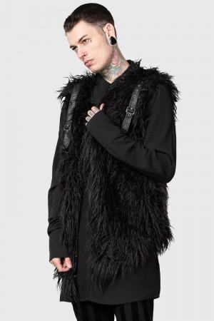 Killstar Tryamon Gilet Černé | VEBFMP-287
