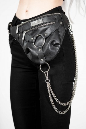 Killstar Unchained Waistbag Černé | RDCIJG-163