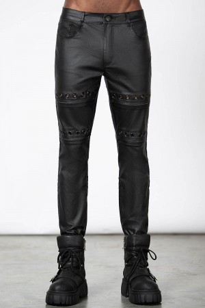 Killstar Viktor Jeans Černé | VPQENZ-503