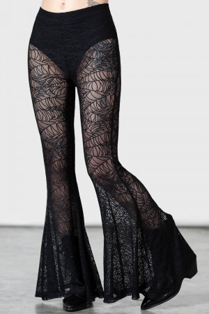 Killstar Vixie Flares Černé | FSEIYX-492