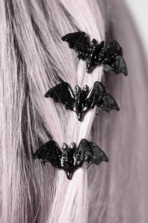 Killstar Wing It Hair Claws Černé | HIOJYL-023