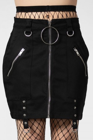 Killstar Ximena Mini Skirt Černé | JSLYDU-813