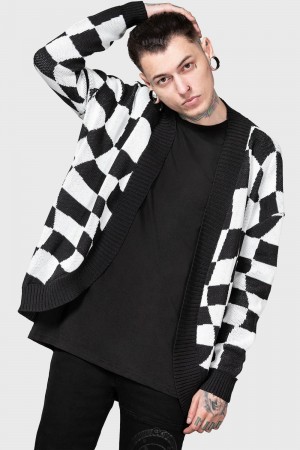 Killstar Your Move Cardigan Šedé | FGOPSQ-768