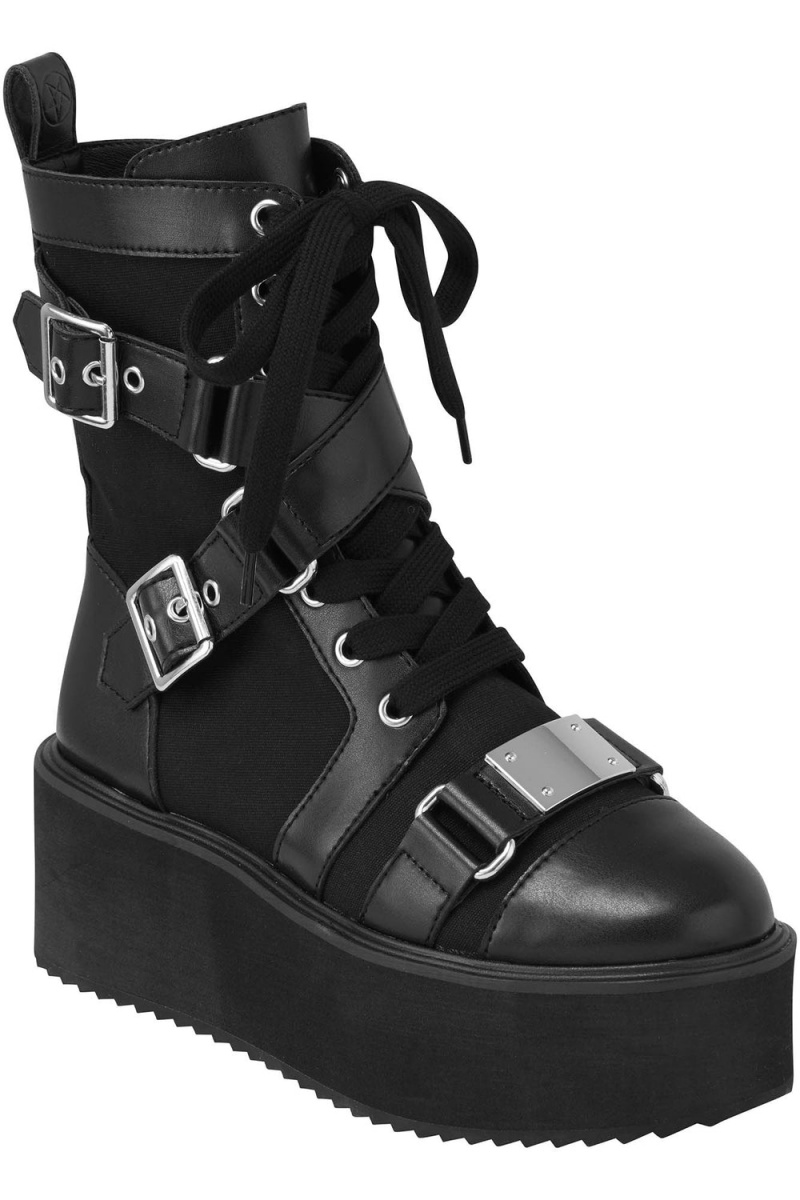 Killstar Amplified Boots Černé | EYDIXM-712