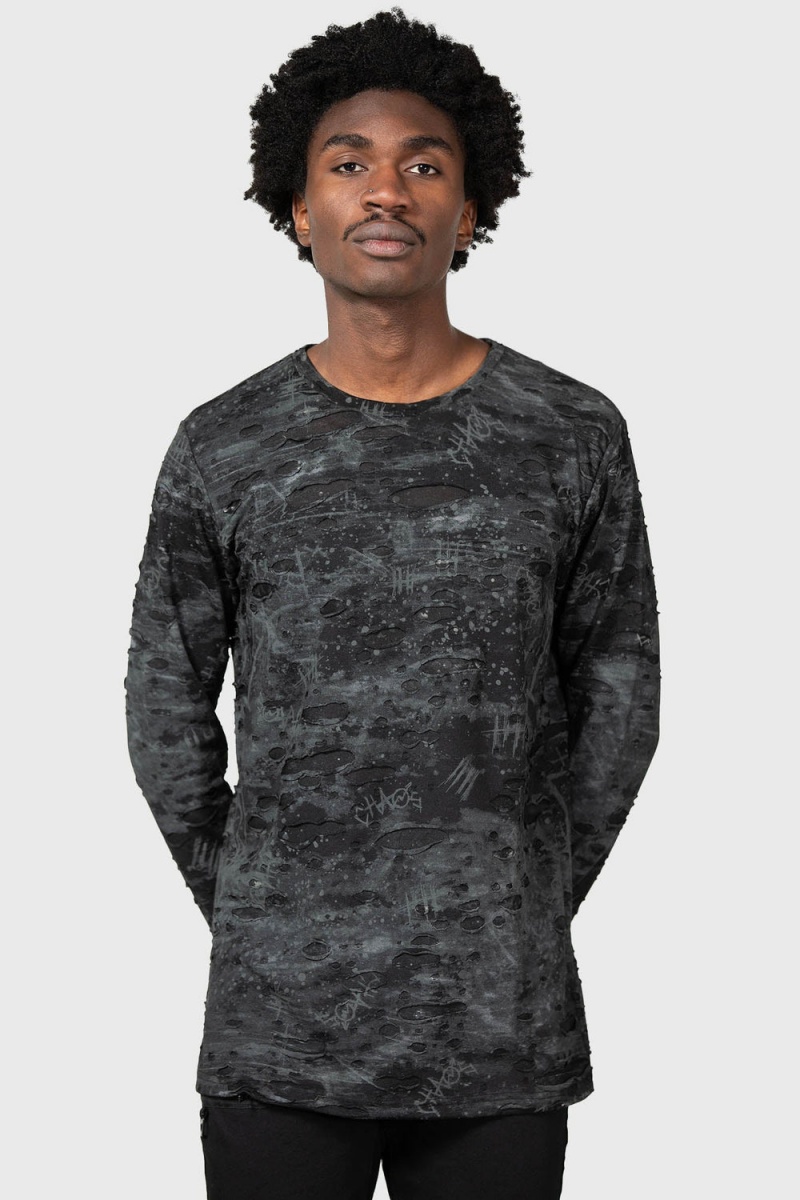 Killstar Andrazzi Long Sleeve Top Černé | YJXAGE-560
