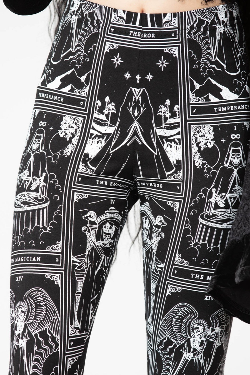Killstar Artisan Leggings Černé | KHQRBZ-976
