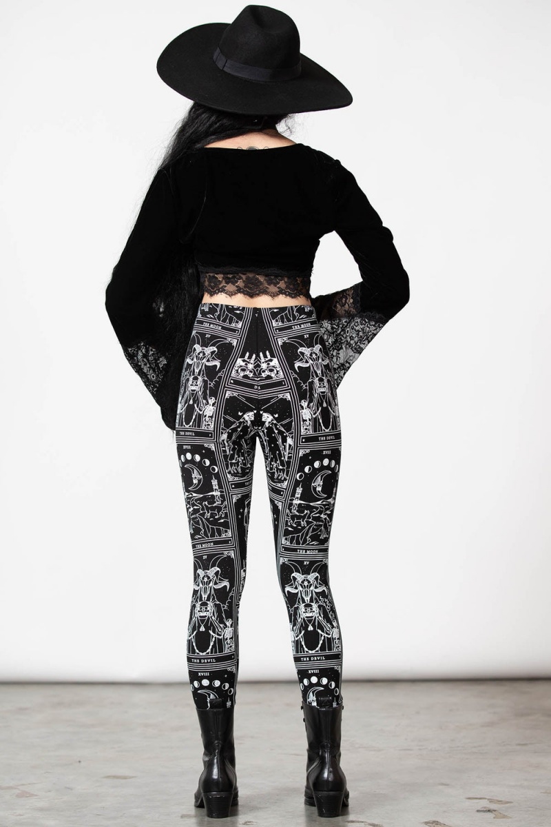 Killstar Artisan Leggings Černé | KHQRBZ-976