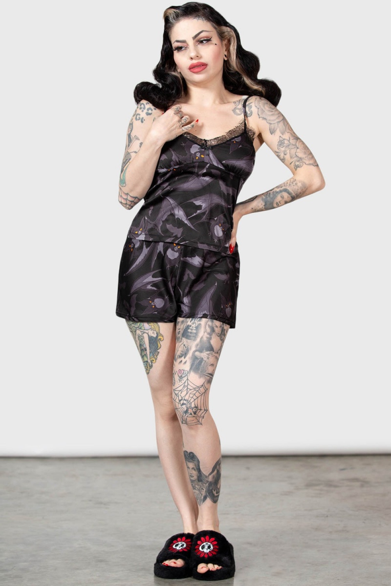 Killstar Asperity Cami Top Černé | ASYVTX-549