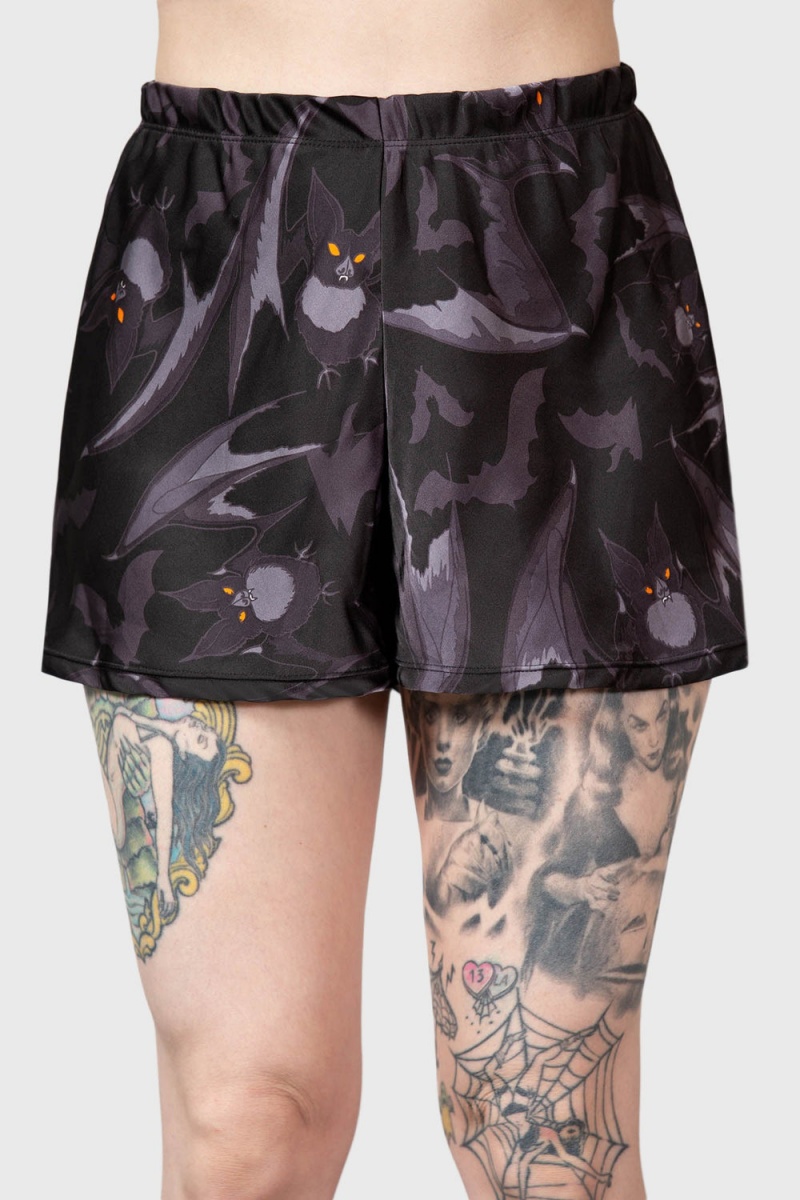 Killstar Asperity Shorts Černé | ZHOQUT-321