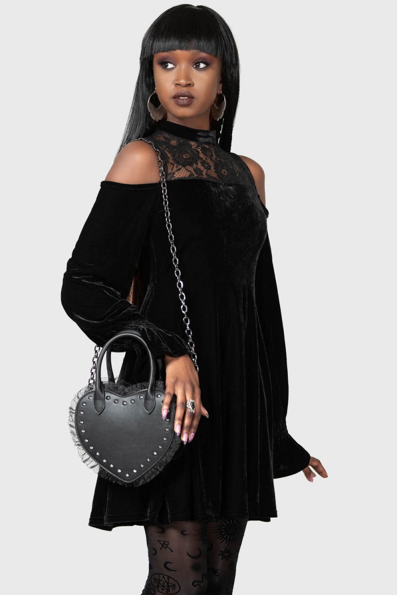 Killstar Babydoll Handbag Černé | PMXOSQ-015