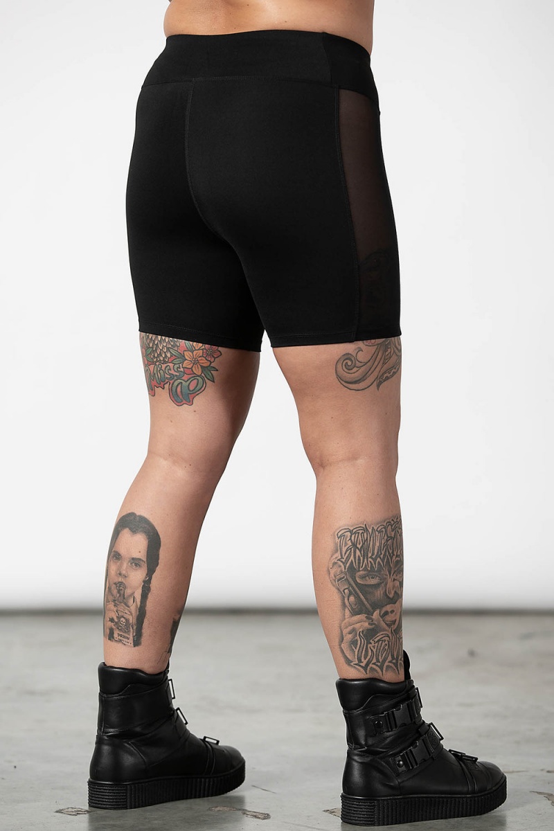Killstar Bad Dream Shorts Černé | HUBAGF-862