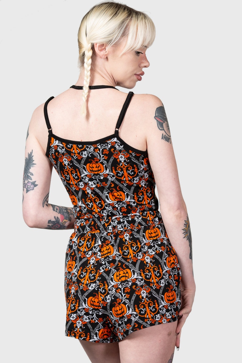 Killstar Barn Mouse Cami Top Černé | UMYFGD-452