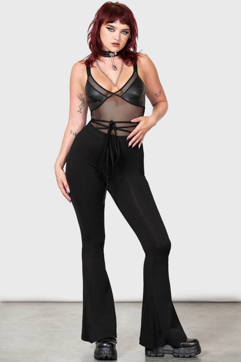 Killstar Bass Bodysuit Černé | JORBPH-014