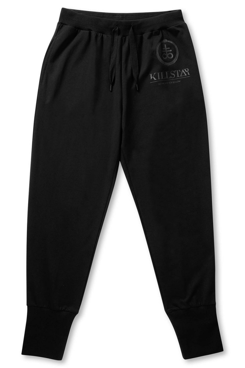 Killstar Be The Magic Sweatpants Černé | PRNHUW-098