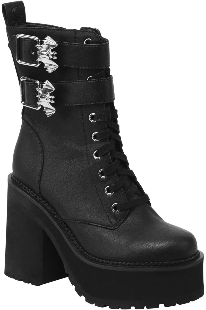 Killstar Belfry Boots Černé | TANMCG-320