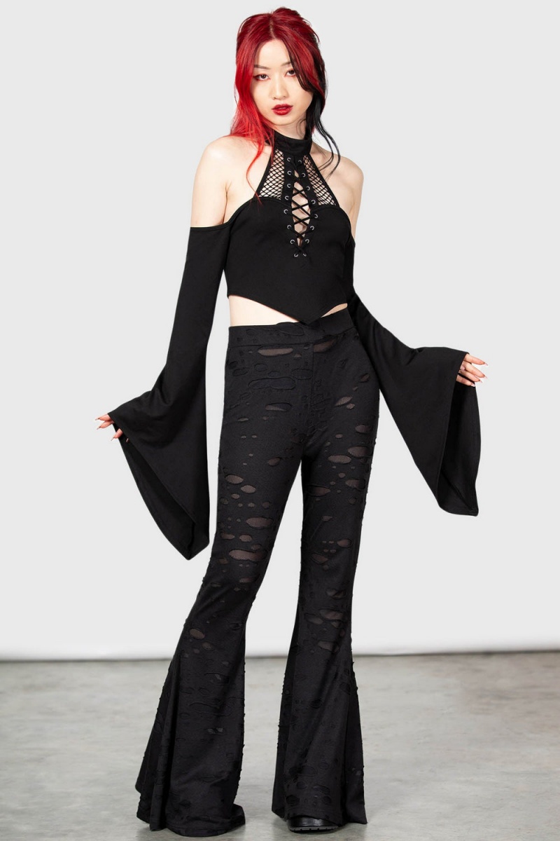 Killstar Biter Flares [B] Černé | HRMDVF-697