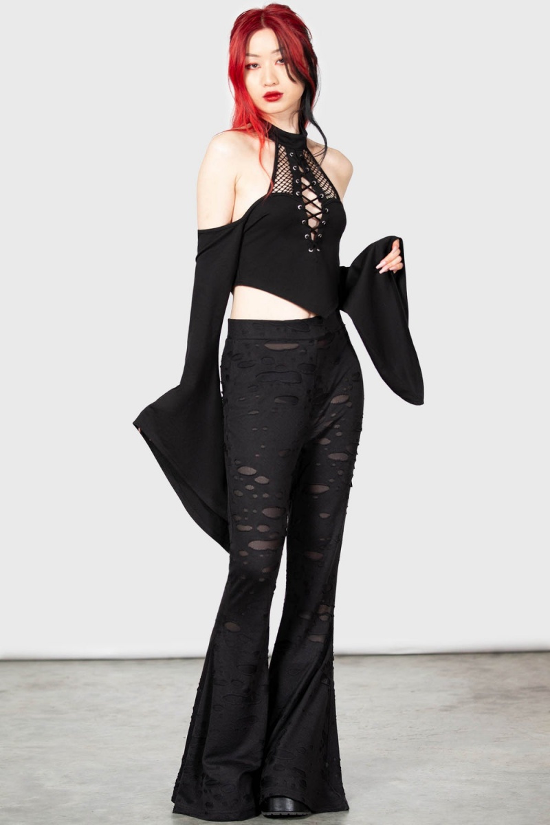 Killstar Biter Flares [B] Černé | HRMDVF-697