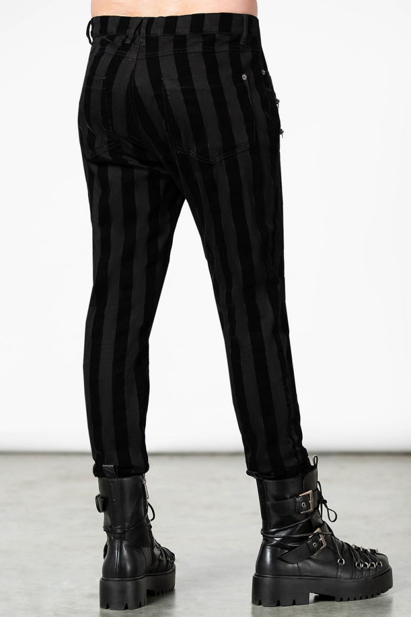 Killstar Blackjack Trousers Černé | GPWSJL-064