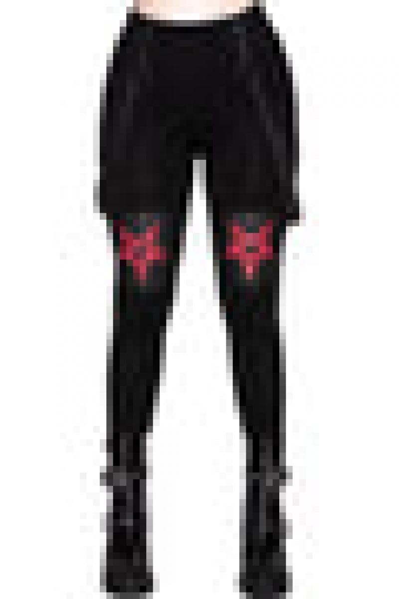 Killstar Bloodpact Leggings Černé | QBXICG-458