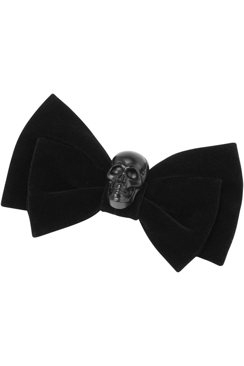 Killstar Bow Down Barrette Černé | OVCWHM-064