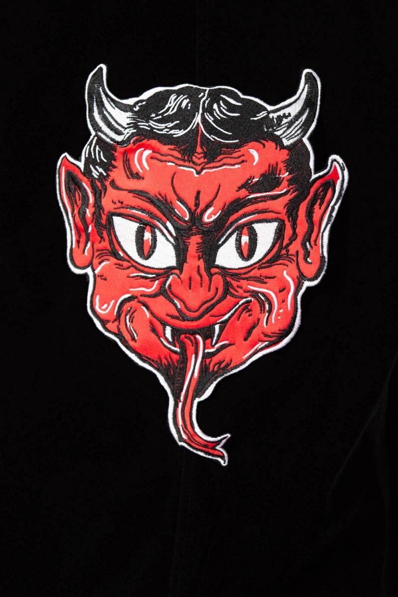 Killstar Brimstone Devil Patch Černé | OHTQRL-793