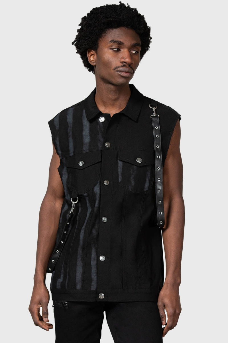 Killstar Carnevil Vest Černé | HEQSJM-241