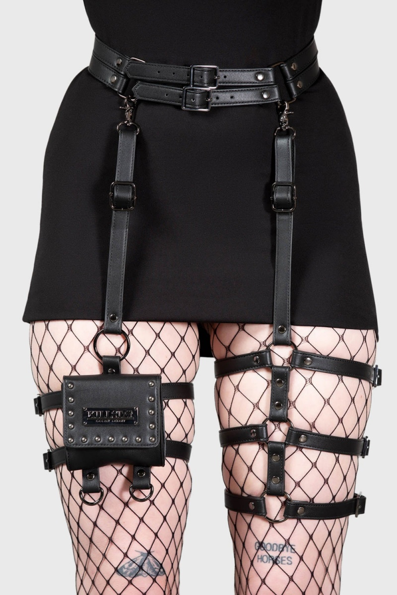 Killstar Carrion Harness Černé | LTBCNI-463