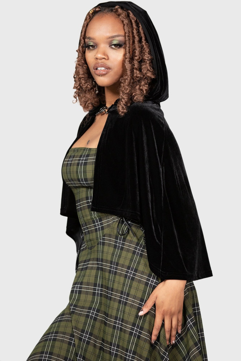 Killstar Caylley Cloak Černé | ZIFWTR-890